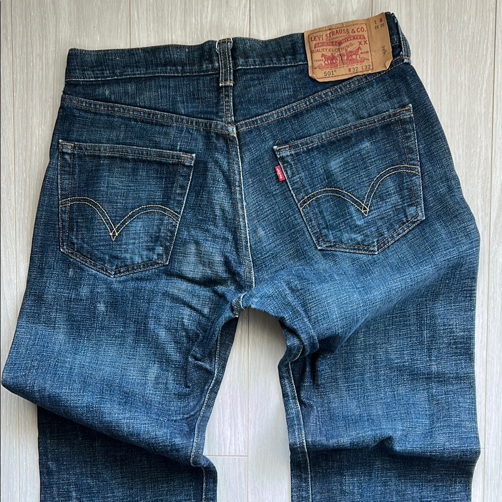 Levi's Blue Straight-Leg Jeans Classic Indigo